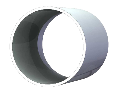 Round cross-section tubes