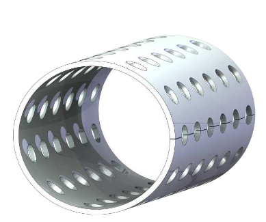 Tubes perforés à section ronde